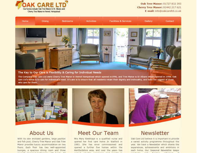Care Home Website